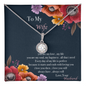 To My Wife - Necklace Gift Set -  - To My Wife Necklace With Message Card - Romantic Wife Gift - Couple Necklace Set - Friendship Necklaces  - Anniversary Gift For Wife