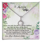 To My Love Wife Necklace - Love your husband lathan - Love Your Husband Lathan - Anniversary Gift for wife - Necklace for soulmate - Love knot - Gift from Husband