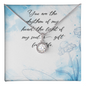 You Are The Rhythm Of My Heart - The Light Of My Soul - A Gift Of Life - Diamond Necklace for wife - Gift for Queen - Gift for Home-maker - Best Birthday Gift