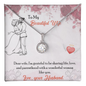 To My Wife Necklace From Husband- To My Soulmate Necklace For Women - Custom Necklace for Your Beautiful lady - Diamond for soulmate