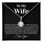 To My Soulmate Necklace For Women, Necklace For Wife From Husband, Amazing Wife Love Knot Necklace - I Love You, Valentines Day Gifts For Wife, Wife Birthday Gift, Anniversary Gift For Wife from Husband