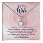 To My Wife Never forget how special you are to me. I Love You. Forever and Always - To My Wife Necklace- Valentines Day Gifts For Wife - To my Wife Necklace - To My Wife Necklace From Husband