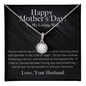 Pretty Neckless Gift for wifey - Mother's Day Gift from Husband - Romantic Wife Gift - Wife Birthday Surprise - Diamond  Neckless for Beloved wife