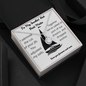 To My Smokin' Hot First Mate - Admired Your Jib Forever Love Necklace - To My Queen - To My Wife Necklace Anniversary Gift For Wife - Birthday Gift For Wife