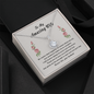 To My Wife Necklace From Husband - to My Soulmate Necklace for Women - Gift for My Wife- Romantic Wife Gift - Wife Birthday Surprise - Wife Birthday Gift - Anniversary Gift for Wife From Husband - Romantic Message Card for Wife