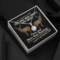 I Love You More Than Hunting - To My Trophy Wife -  Hunting Neckless for wifey - Romantic Neckless gift for soulmate - To Wife Necklace - Gift for Wife - Mother's Day Gift - Best gift for soulmate - Diamond Locket Gift for her