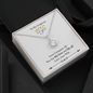 To My Gorgeous Wife - Love Conquers All - Couple Necklace Set - Gift for wife - Necklace for wife - Diamond Necklace set for wife