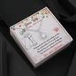 Dear Wife Happy Anniversary - Double Hearts - Love Your Husband, Anniversary Gift For Wife from Husband, Wife Gift, Wife Necklace, To My Wife Necklace With Message Card,Cute  Anniversary Gift for Wifey