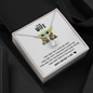 To My Wife - Yoda Best Wife In the Galaxy - To My Beautiful Wife Necklace Boxed Jewellery - Personalised Card Gift for Wife from Husband Lover - To My Wife Necklace From Husband - To My Soulmate Necklace For Women