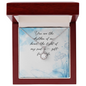 You Are The Rhythm Of My Heart - The Light Of My Soul - A Gift Of Life - Diamond Necklace for wife - Gift for Queen - Gift for Home-maker - Best Birthday Gift