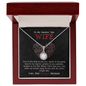 To My Smokin' Hot Wife - Gift For Wife - You Are Engine To My Life - Love Knot - Gift For My Wife - Romantic Wife Gift - Wife Birthday Surprise - Love knot Pendant Necklace