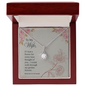 To My Wife Necklace - Sweetest Hearts for wife - Diamond Necklace for her - To My Wife Necklace - Necklace with love message for wife