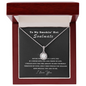 To My Wife Necklace From Husband - to My Soulmate Necklace for Women - My Soulmate, I Love You - Necklace - to My Wife Necklace With Message Card - Wife Gift From Husband Future Husband
