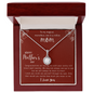 Love Knot Necklace - To My Wife Necklace - Happy Mothers Day Gifts - I Love You - To My Magical Marvellous One in a Million Mom Perfect Gift For Mother