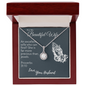 For My Beautiful Wife Love Your Husband, wife gift from husband future husband, Anniversary Gift For Wife, To My Wife Necklace, Romantic Gift for Wife, Romantic poet Necless for your Beautiful wife