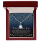 To My Wife Necklace - Valentines Day Gifts For Wife - Wife Birthday Gift - Anniversary Gift For Wife from Husband - Best Gift for soulmate Birthday - Mother's day Gift - Diamond Necklace for wifey