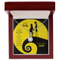 Jack & Sally - The Love Knot Necklace - To My Sally - Silver  colour Neckless for Beloved wife - To My Soulmate Necklace For Women -  Necklace For Wife From Husband - Gift For My Wife - Romantic Wife Gift - Wife Birthday Surprise