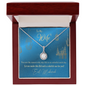 To My Wife Necklace - BEAUTIFUL EID GIFT FOR WIFE - LOVE KNOT - To My Wife Necklace- Husband Gift For Wife - My Future Wife - Anniversary Gift For Wife - Engagement Gift -  Gift For Women- Birthday Gift