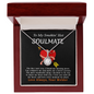 To My Smokin' Hot Soulmate Love Always Your Welder - To My Beautiful Wife Necklace Boxed Jewellery - Gift for soulmate - Romantic message card for wife - Birthday Gift for wife