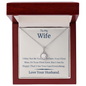 To My Wife Necklace From Husband- to My Soulmate Necklace for Women - the Perfect Gift for Your Wife Necklace - Love Your Husband - Soulmate Necklace for Women - Custom Necklace for Wife