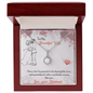To My Wife Necklace From Husband- To My Soulmate Necklace For Women - Custom Necklace for Your Beautiful lady - Diamond for soulmate