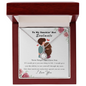 My Soulmate - Special to Me Necklace - Customize Couple Necklace  - Valentine's Day Gift  - Gift for Her Him - to My Wife Necklace With Message Card - to My Wife Necklace - Valentines Day Gifts for Wife