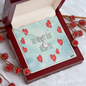 Valentine's day gift - Wife Neckless - Gift for wife - Classic lockets for soulmate - Diamond colour Neckless for Beloved wife, Pretty Neckless Gift for wifey, Soulmate Nackless for Gift - Round Diamond colour lockets for wifey