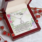 To My Love Wife Necklace - Love your husband lathan - Love Your Husband Lathan - Anniversary Gift for wife - Necklace for soulmate - Love knot - Gift from Husband