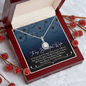 To My Wife Necklace - Valentines Day Gifts For Wife - Wife Birthday Gift - Anniversary Gift For Wife from Husband - Best Gift for soulmate Birthday - Mother's day Gift - Diamond Necklace for wifey