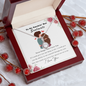 My Soulmate - Special to Me Necklace - Customize Couple Necklace  - Valentine's Day Gift  - Gift for Her Him - to My Wife Necklace With Message Card - to My Wife Necklace - Valentines Day Gifts for Wife
