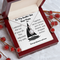 To My Smokin' Hot First Mate - Admired Your Jib Forever Love Necklace - To My Queen - To My Wife Necklace Anniversary Gift For Wife - Birthday Gift For Wife