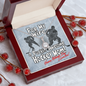 Couple Necklace Set -friendship Necklaces - Puckin' Awesome Hockey Mom - Happy Mothers Day - I Love You! - Life Birthday Gift- Anniversary Gift for Wife From Husband - Best Gift for Wife