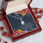 To My Wife - Necklace Gift Set -  - To My Wife Necklace With Message Card - Romantic Wife Gift - Couple Necklace Set - Friendship Necklaces  - Anniversary Gift For Wife
