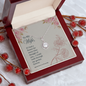 To My Wife Necklace - Sweetest Hearts for wife - Diamond Necklace for her - To My Wife Necklace - Necklace with love message for wife