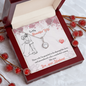 To My Wife Necklace From Husband- To My Soulmate Necklace For Women - Custom Necklace for Your Beautiful lady - Diamond for soulmate