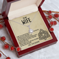 To My Wife Necklace From Husband - to My Soulmate Necklace for Women - Couple Necklace Set - Friendship Necklaces - Personalized Anniversary Gift for Wife - Valentines Day Gift