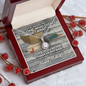 Gift for My Wife - Romantic Wife Gift - Wife Birthday Surprise - to My Amazing Wife - I Love You More Than Duck Hunting - Couple Necklace Set - Friendship Necklaces - Customize Couple Necklace