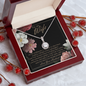 To My Wife Wedding Anniversary Gift - Soulmate Necklace For Women- Custom Necklace For Wife Personalized Wife Necklace Gift - To My Beautiful Wife Necklace Boxed Jewellery