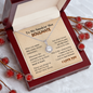 Gift For Your Soulmate - Hand In Hand - Love Knot - To My Smokin' Hot Soulmate - White Gold Name Necklace - 14K Solid Gold Name Pendant - Gold Woman Name Jewelry - Gift For My Wife - Romantic Wife Gift