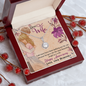 Dear Wife Happy anniversary - Love Your Husband Necklace, wife gift from husband future husband,Anniversary Gift For Wife, nniversary Gift For Wife from Husband, Wife Gift, Wife Necklace, Valentines Gift for wife