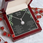 Dear Wife A special necklace to warm her heart - Love Your Husband, wife gift from husband future husband,Anniversary Gift For Wife, Customize Couple Necklace, Cute Romantic Poet for your wifey