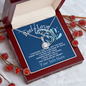 To My Wife Necklace With Message Card - Anniversary Gift For Wife - Soulmate Necklace For Women - Custom Necklace For Wife - Handmade Jewellery for wife - To My Reel Love Necklace - Your Solemate - Fishing Fisherman Necklace