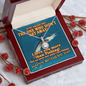 Mother's Day Gift - Best Gift for Wife - Soulmate Gift Necklace - to My Amazing Wife - Blue Marlin - I Love You More Than Fishing - Couple Necklace Set - Friendship Necklaces - Wife Gift- Wife Necklace