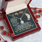 To My Wife I'll Be By Your Side Love Your Husband -Valentines Day Gifts For Wife- Wife Birthday Gift - Anniversary Gift For Wife from Husband - To My Soulmate Necklace For Women - Wife Birthday Gift
