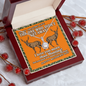 Hunting Lover Gifts - The one who didn't get away! I love you more than hunting! - To My Wife Necklace With Message Card - Romantic Hunting message gift for her - sweet Neckless for Mother's day