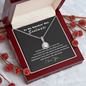 To My Wife Necklace From Husband - to My Soulmate Necklace for Women - My Soulmate, I Love You - Necklace - to My Wife Necklace With Message Card - Wife Gift From Husband Future Husband