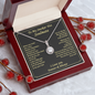 Gift For Your Soulmate - You Are My Inspiration - Love Knot - Wife Birthday Surprise - Golden colour Neckless for Beloved wife - wife gift from future husband - Anniversary Gift For Wife - Wife Birthday Surprise