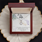 To My Wife Necklace - Gift for Wife Birthday Marriage - Happy Birthday My Love - To My Wife Necklace From Husband - To My Wife Necklace - Valentines Day Gifts For Wife