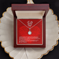To My Lovely Wife -- To My Wife Necklace With Message Card - Anniversary Gift For Wife - Heart  message card for wife -  Forever Love Necklace - Love Your Husband