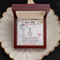Dear Wife Happy Anniversary - Double Hearts - Love Your Husband, Anniversary Gift For Wife from Husband, Wife Gift, Wife Necklace, To My Wife Necklace With Message Card,Cute  Anniversary Gift for Wifey